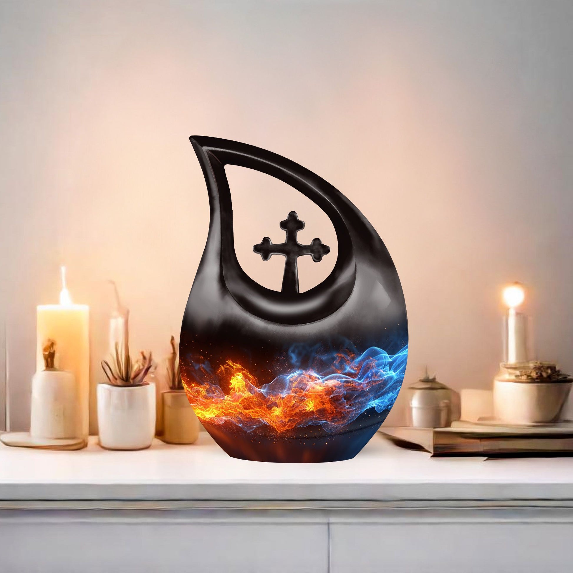 large fire urn for memorial