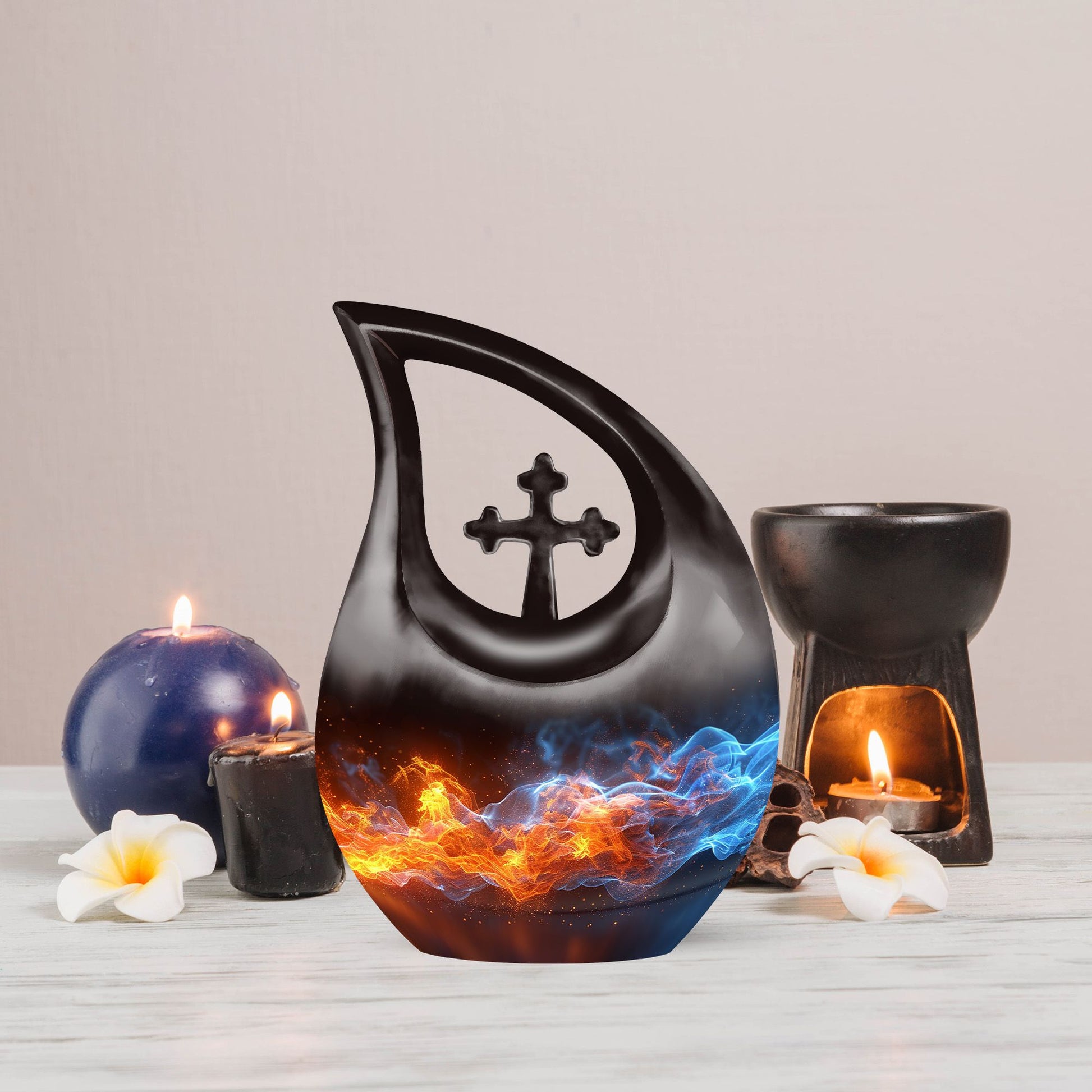 large fire urn for memorial