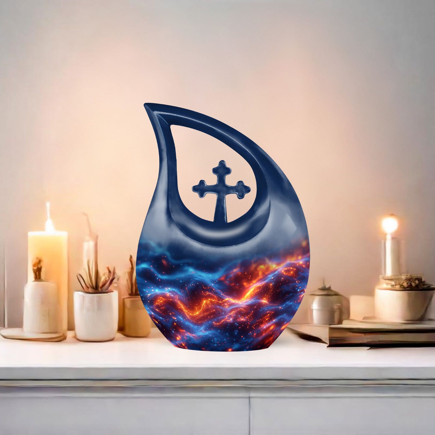 pink Fire Urn
