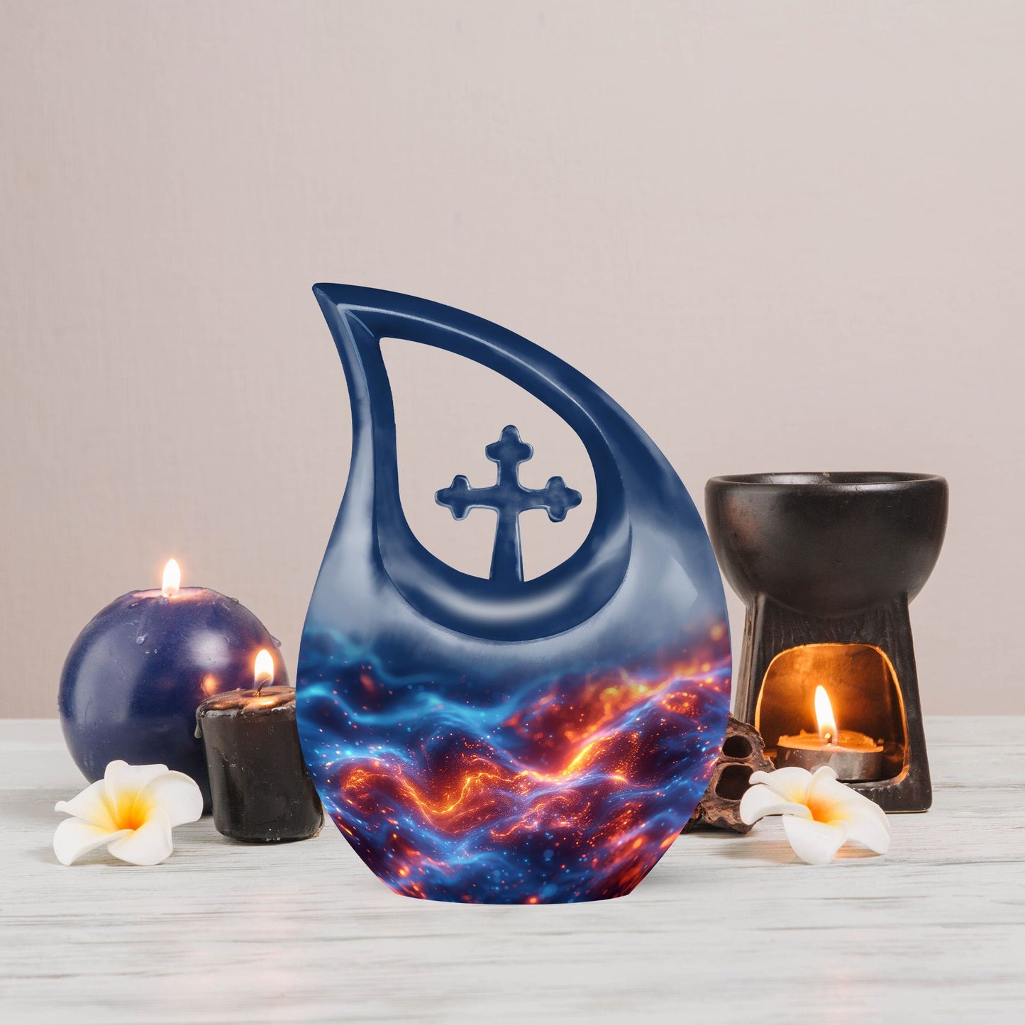 pink Fire Urn
