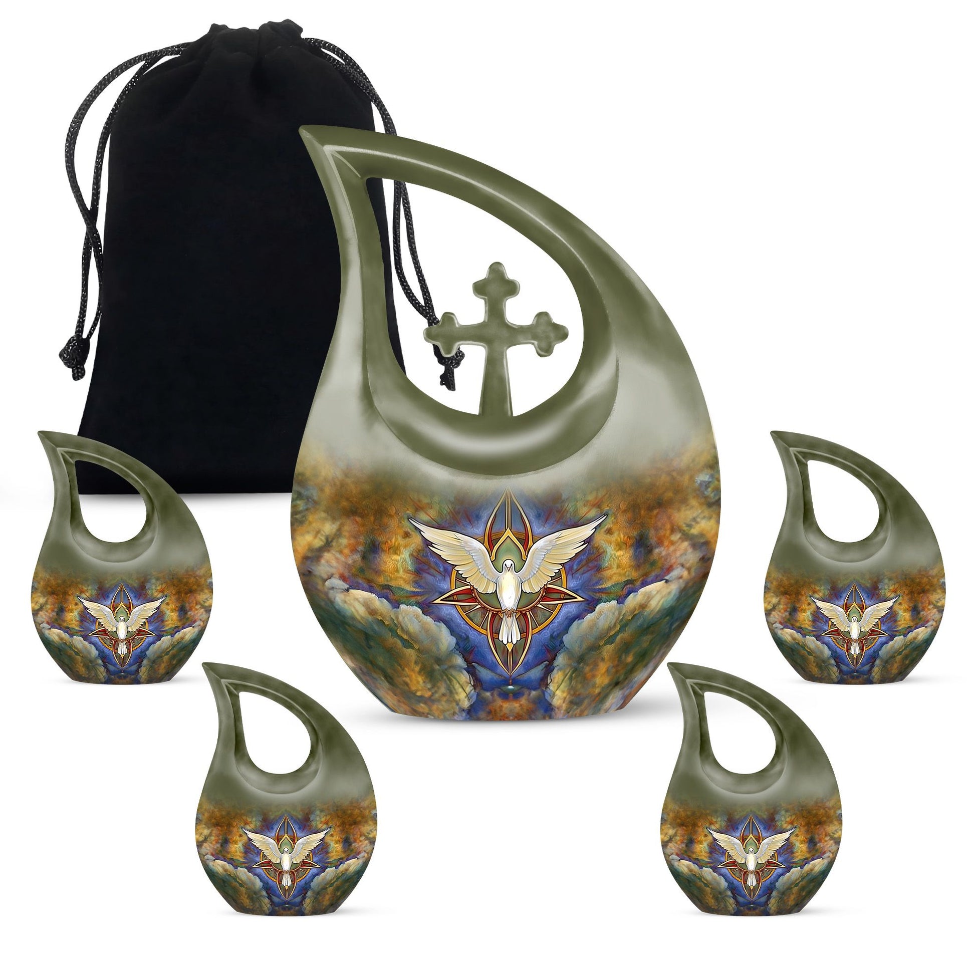 Catholic urn for dad
