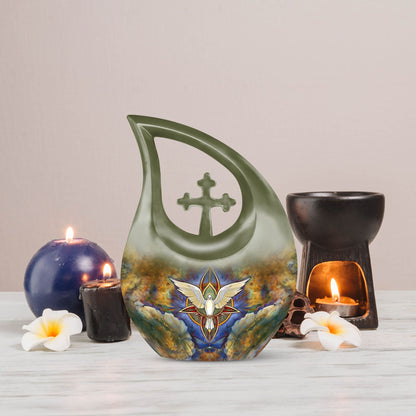 Catholic urn for dad