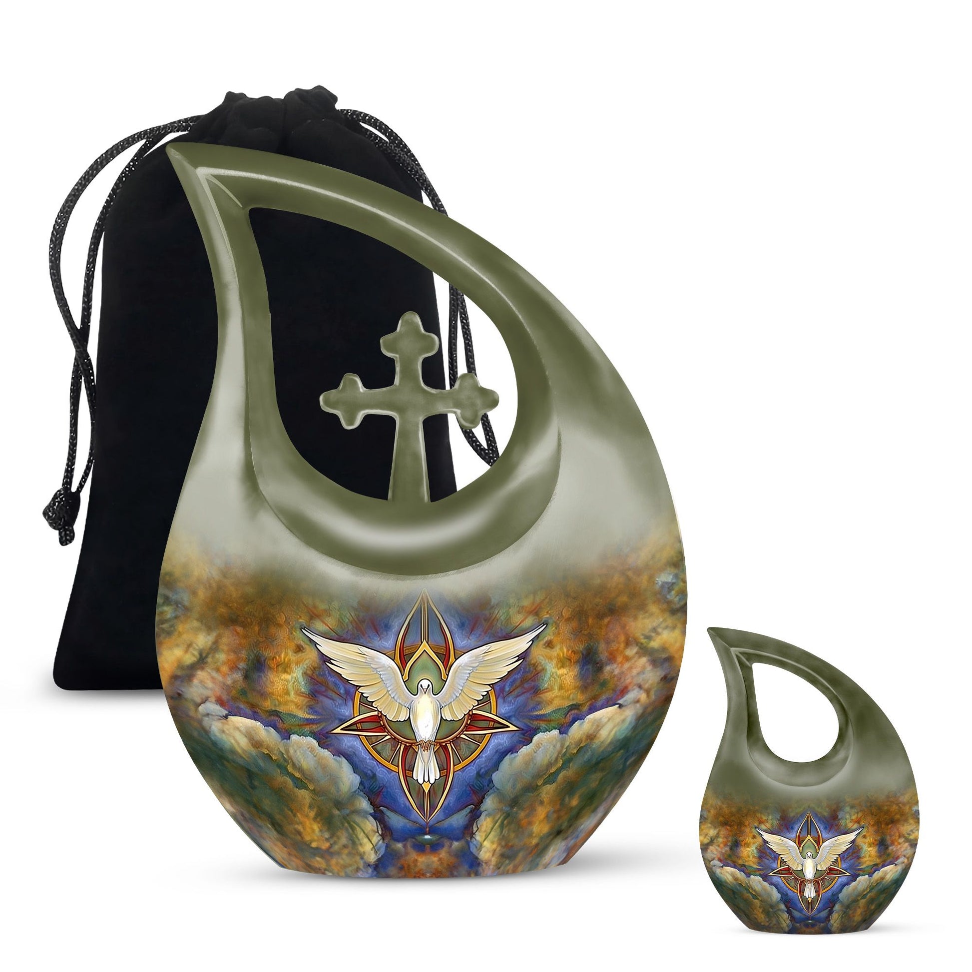 Catholic urn for dad