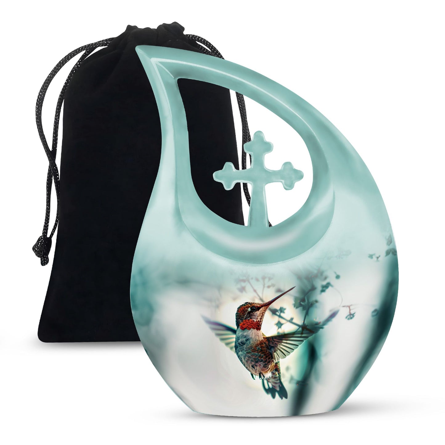 Humming Bird Themed Memorial Urn