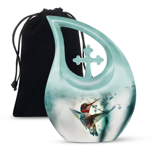 Humming Bird Themed Memorial Urn