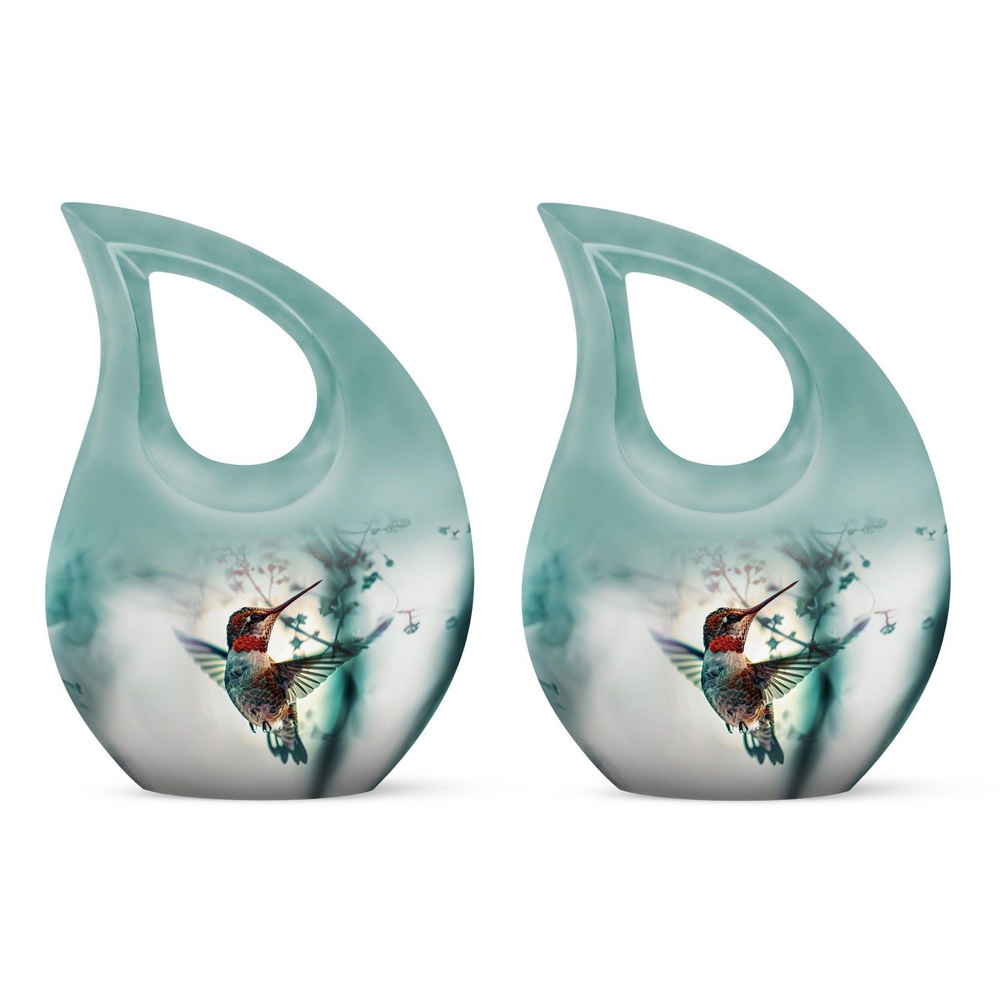 Humming Bird Themed Memorial Urn