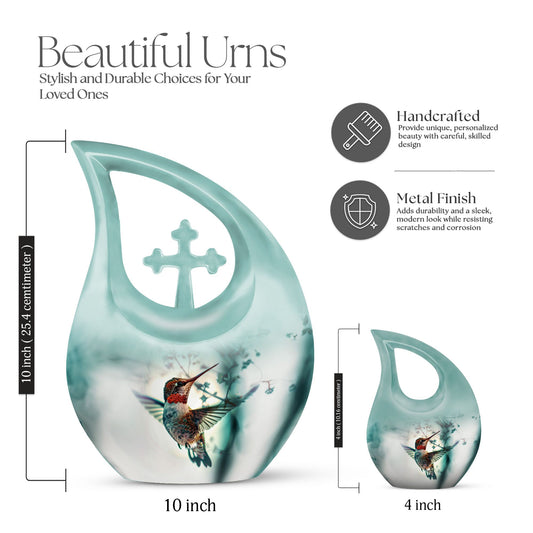Humming Bird Themed Memorial Urn