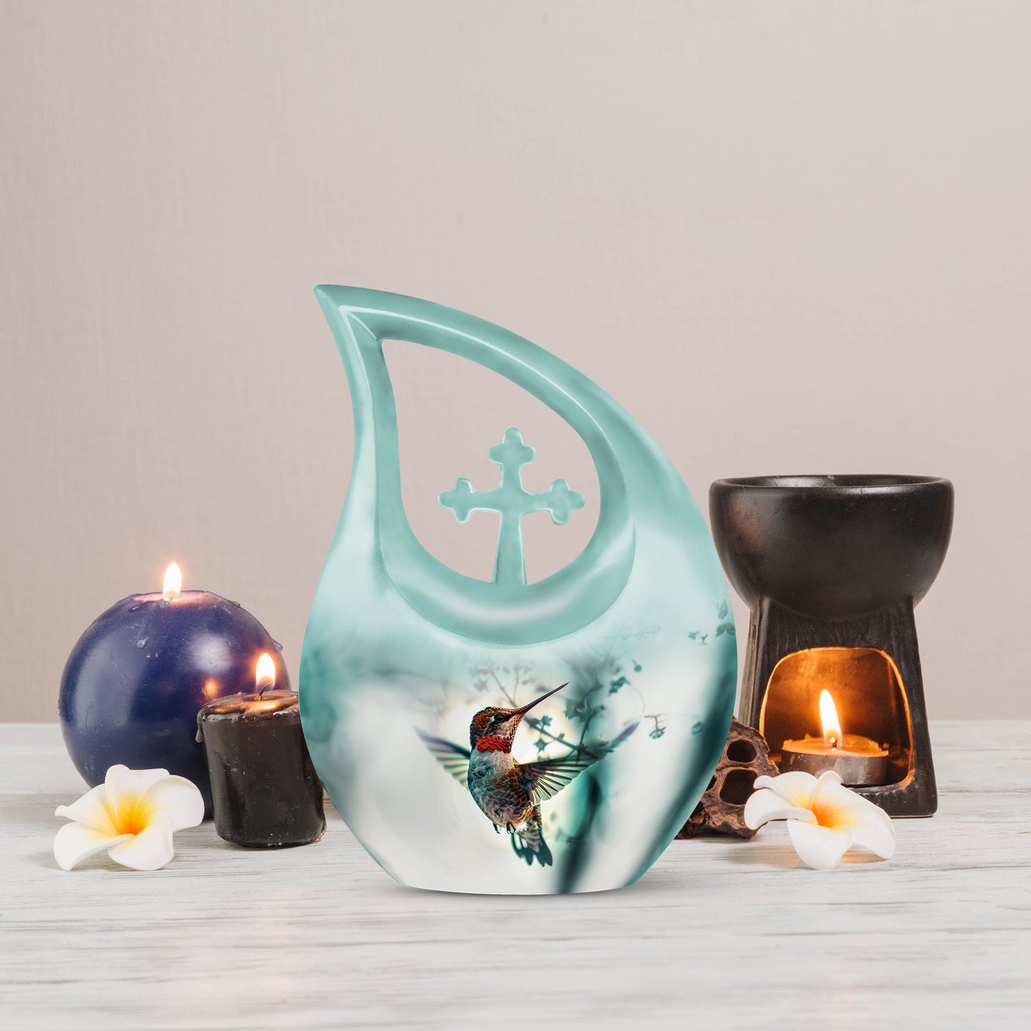 Humming Bird Themed Memorial Urn