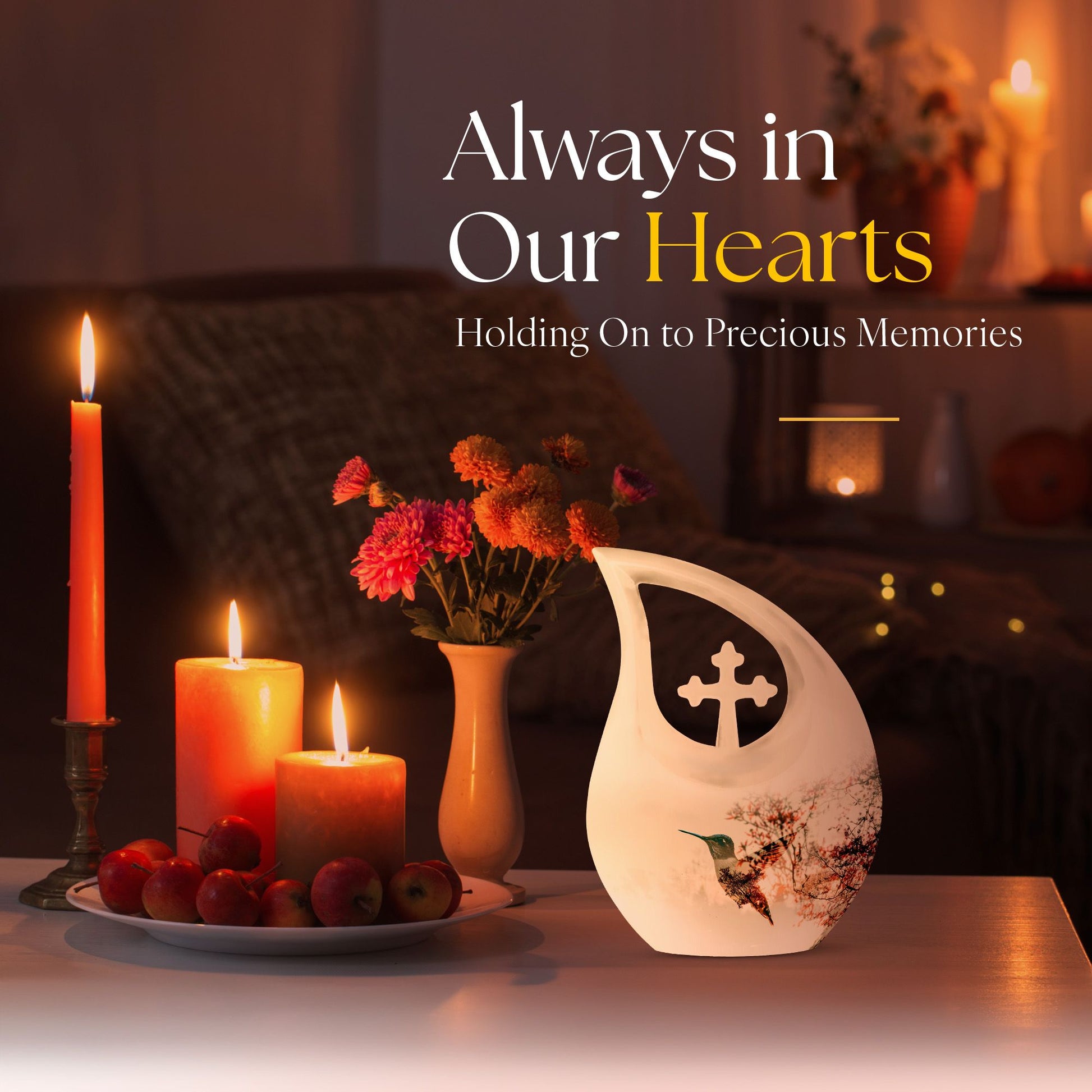 Humming Bird themed Urn