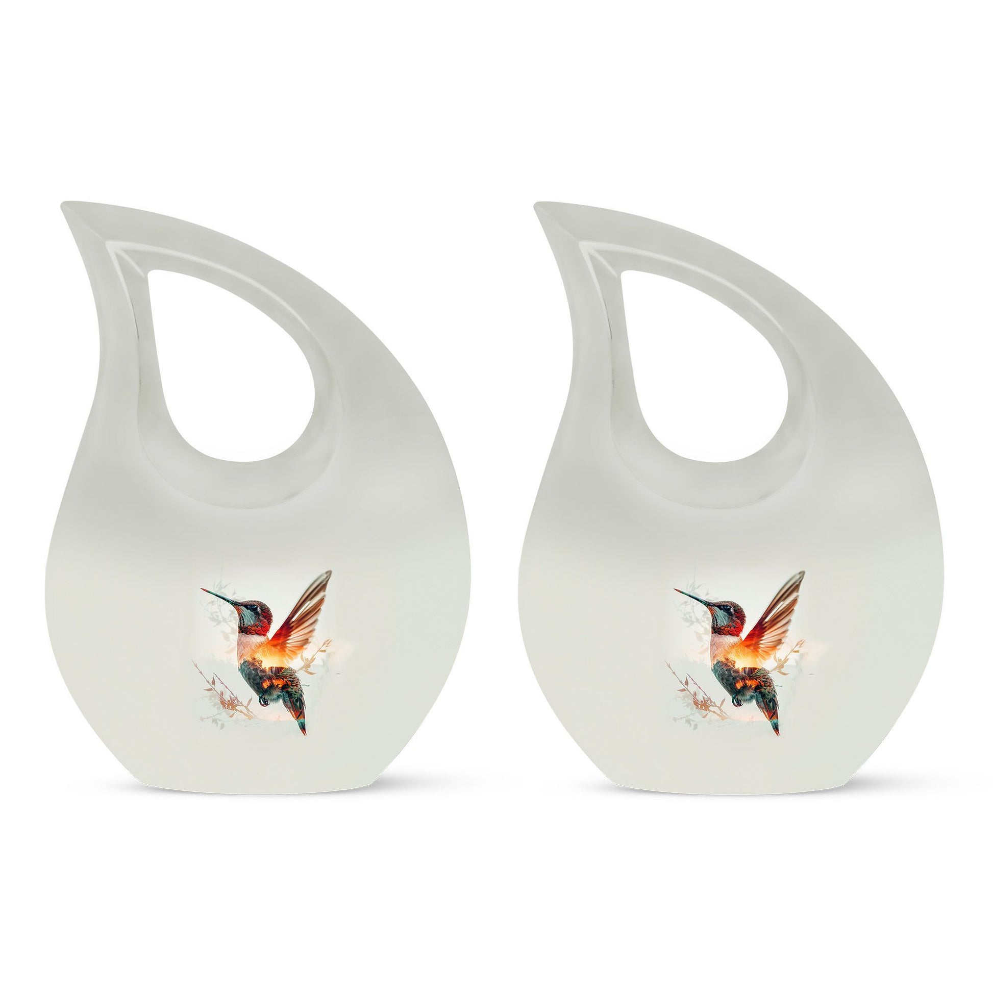 10-inch Humming Bird themed Cremation Urn