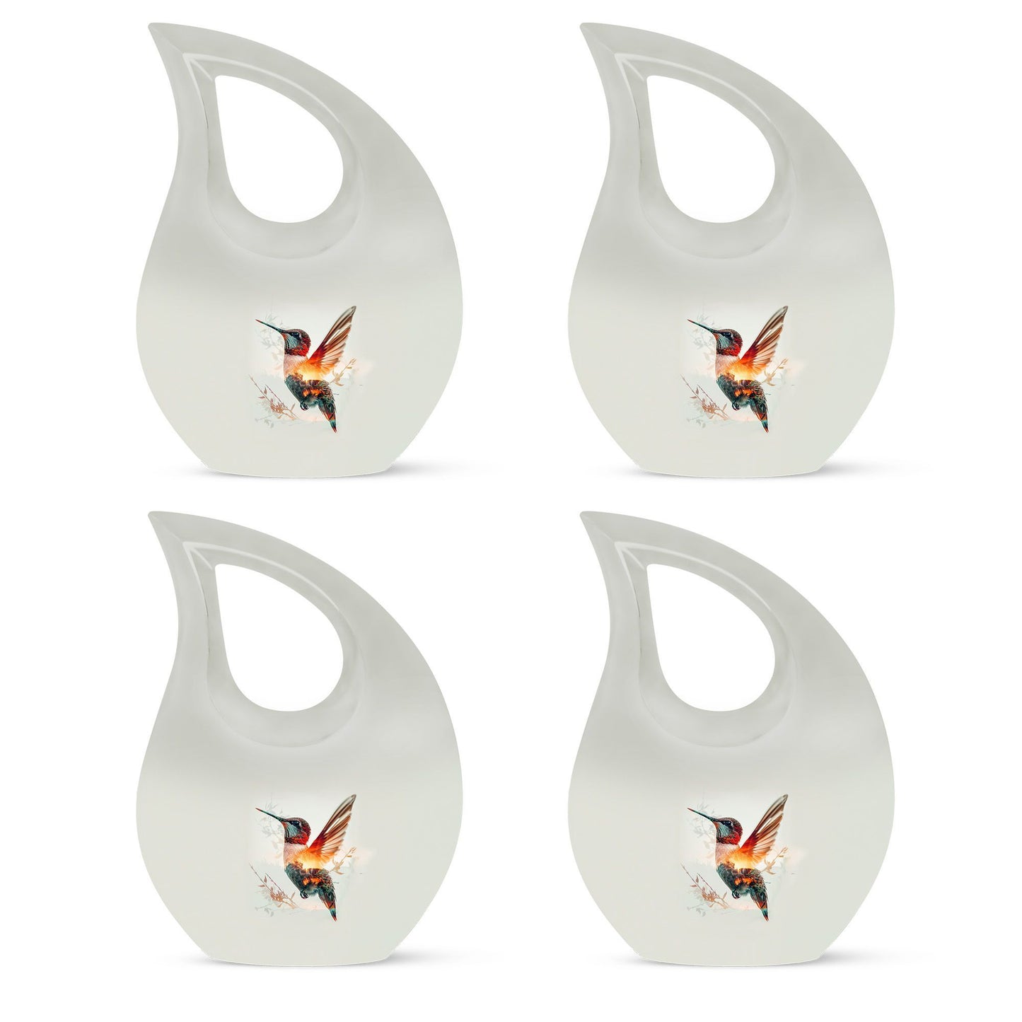 10-inch Humming Bird themed Cremation Urn