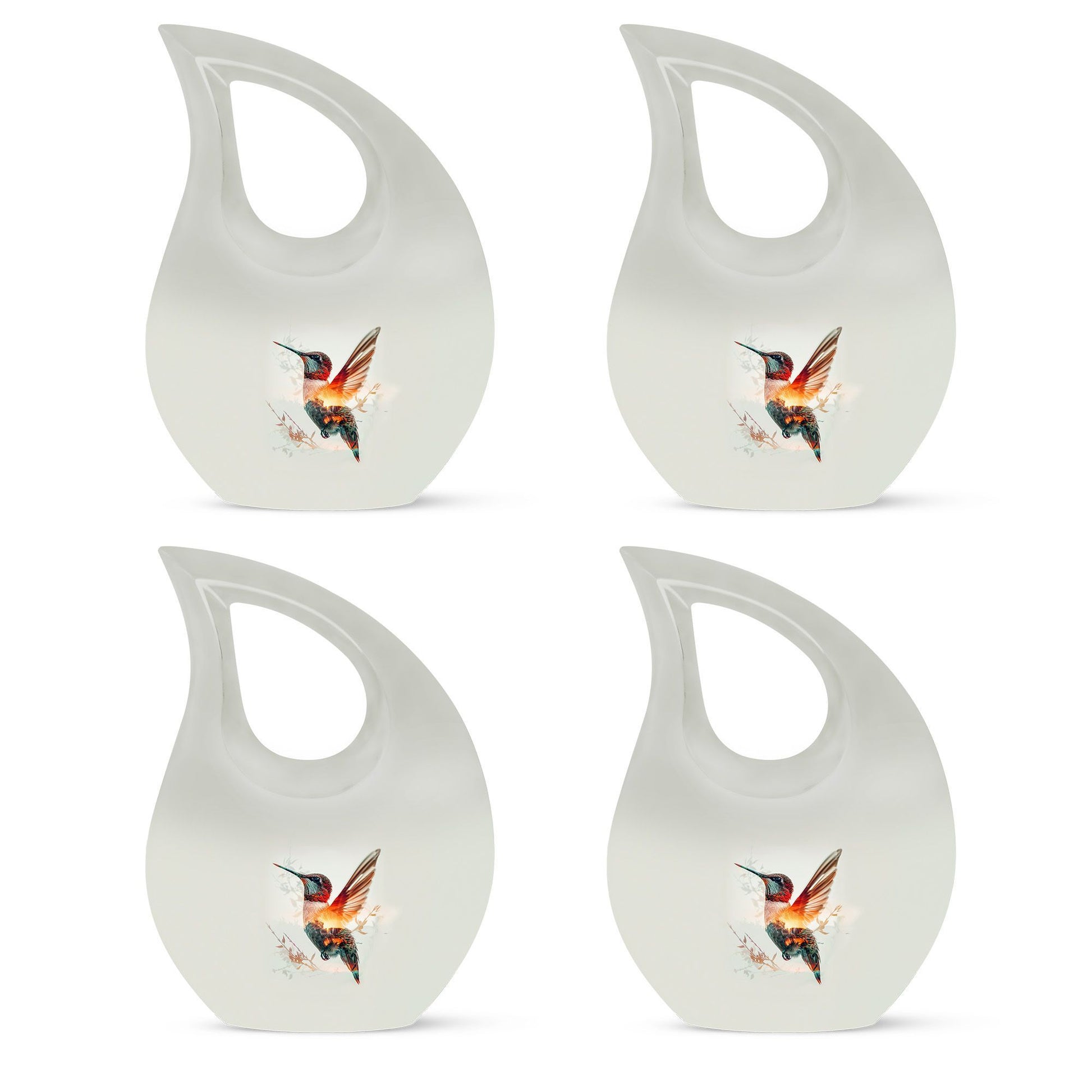 10-inch Humming Bird themed Cremation Urn