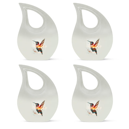 10-inch Humming Bird themed Cremation Urn