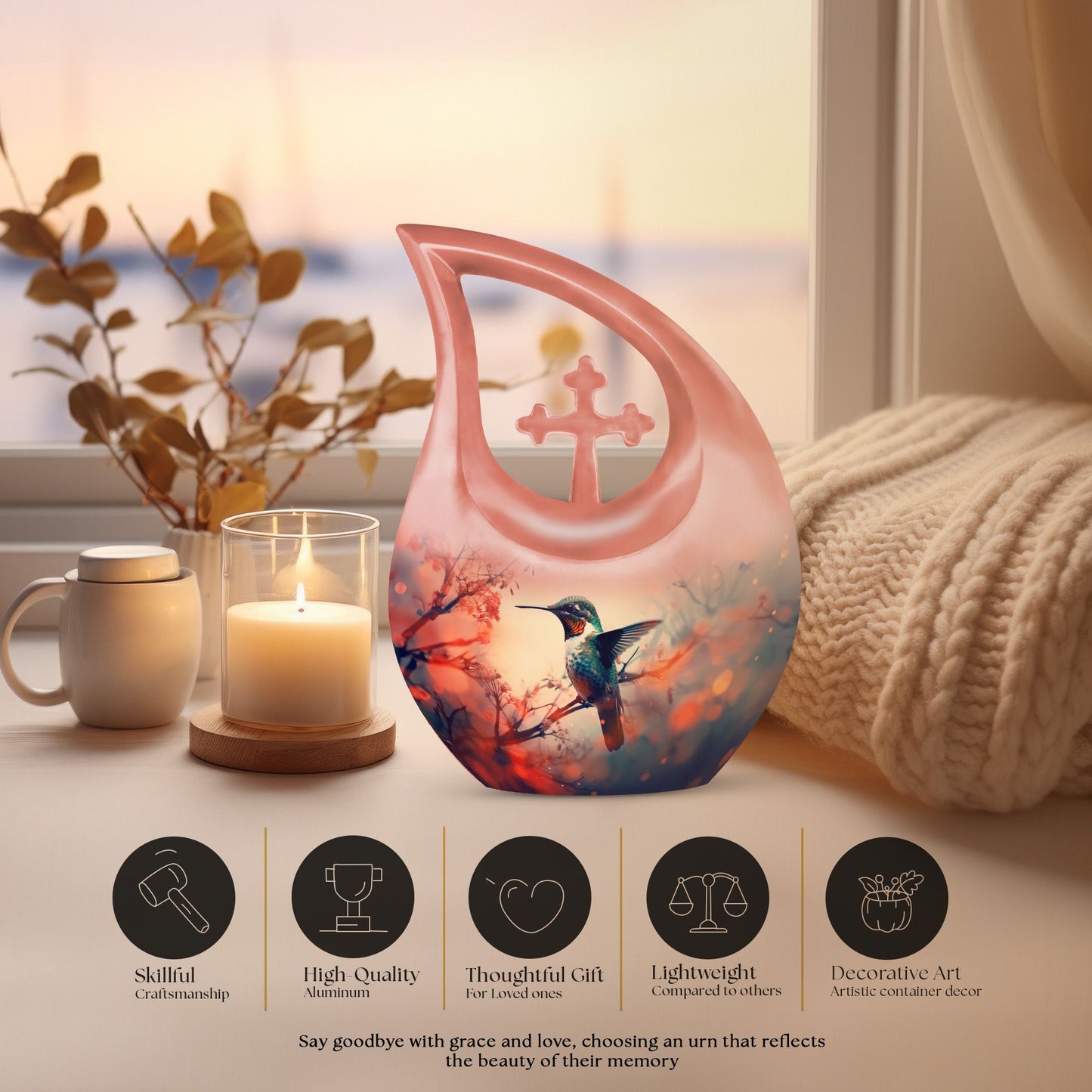 Humming Bird Cremation Urn