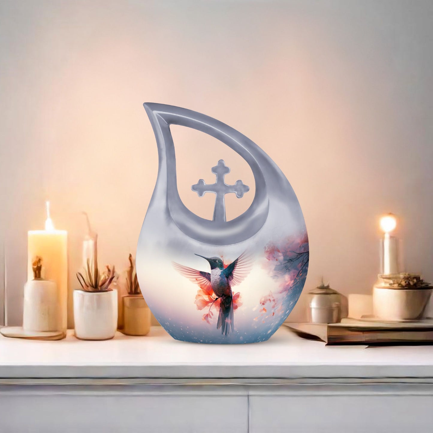 Medium-size hummingbird urn