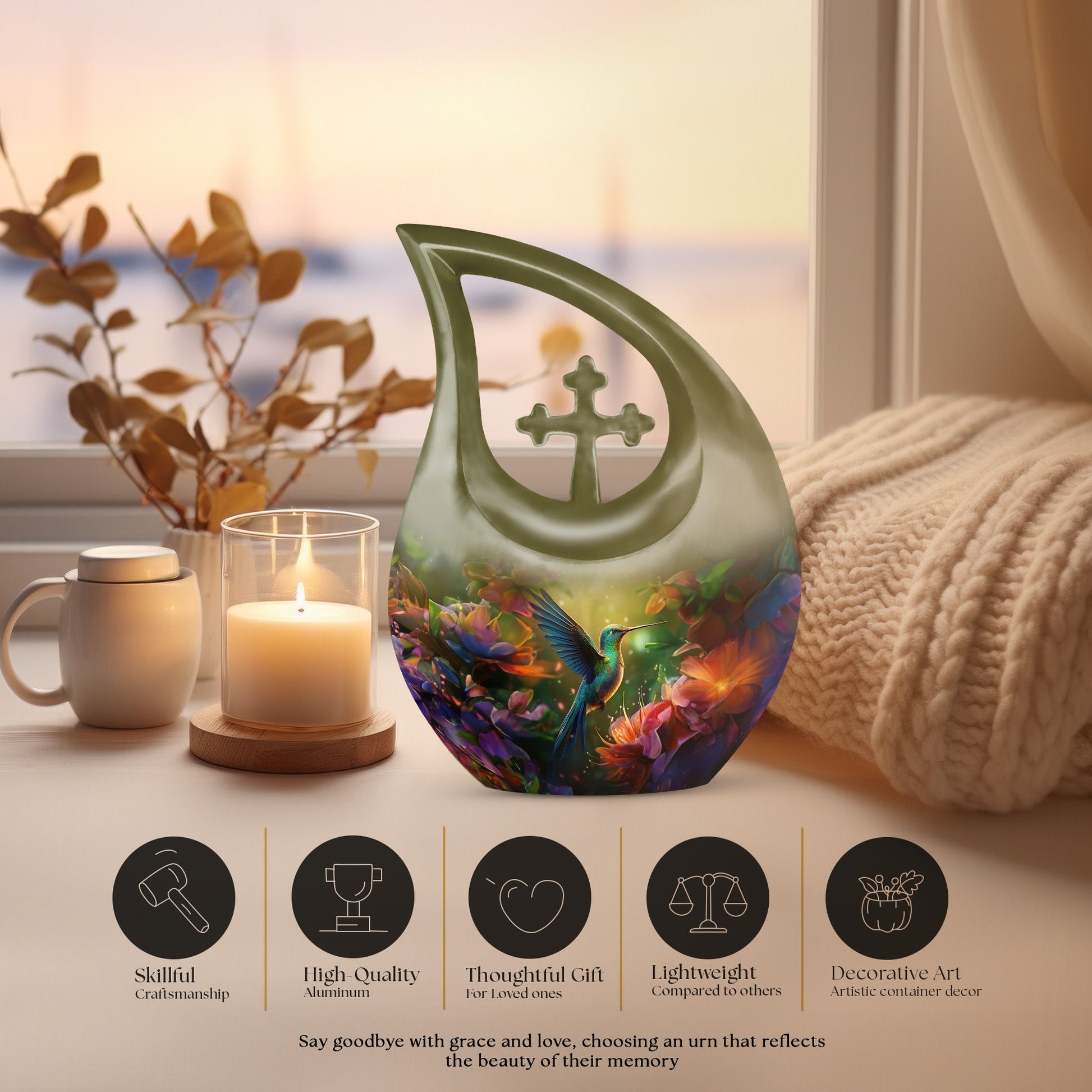 Humming Bird Urn