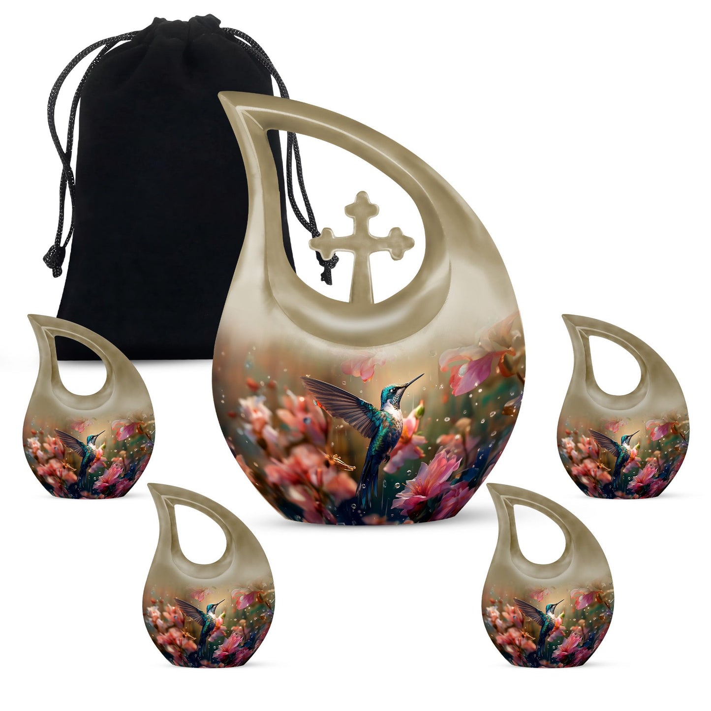 Humming Bird urn 