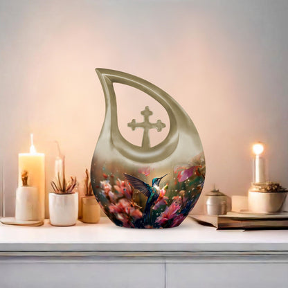 Humming Bird urn 