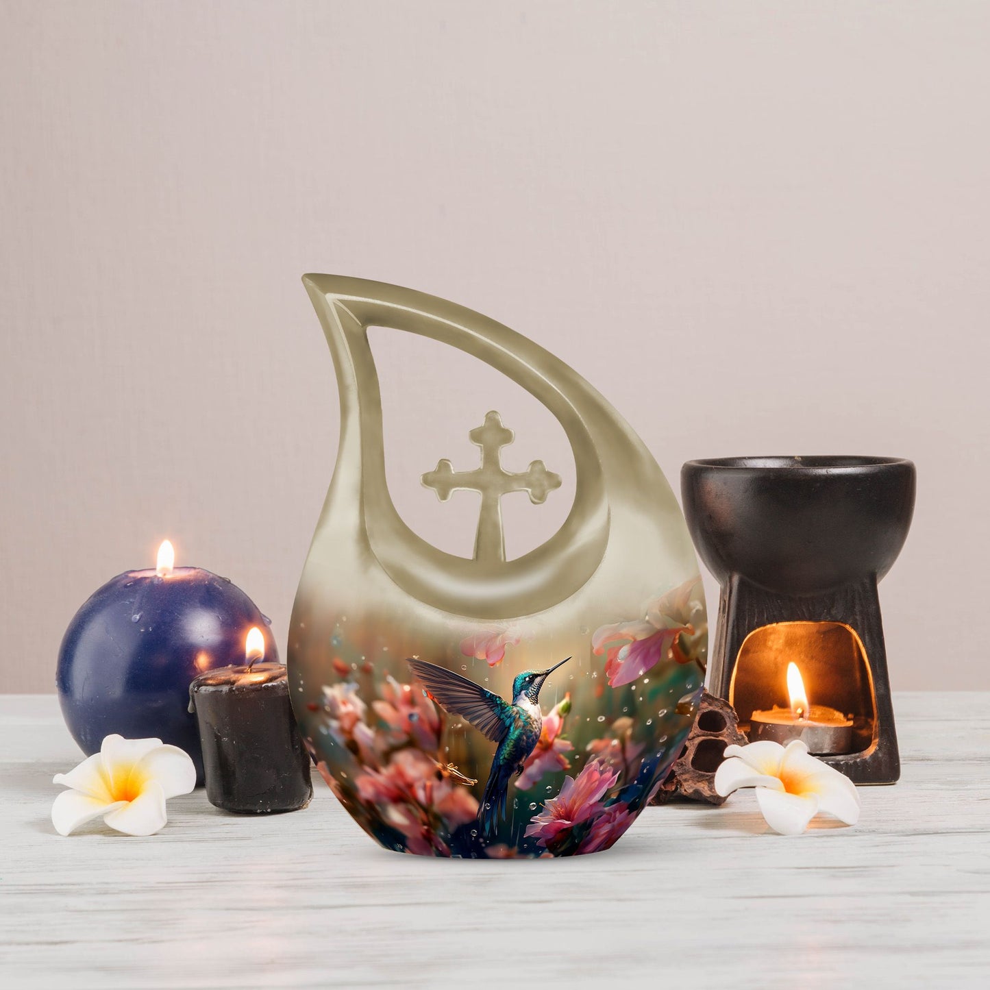 Humming Bird urn 