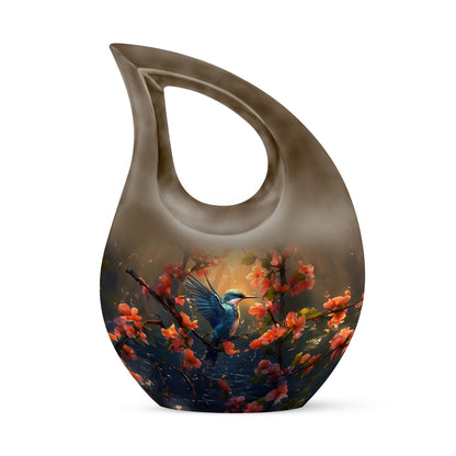 Medium size humming bird urn 