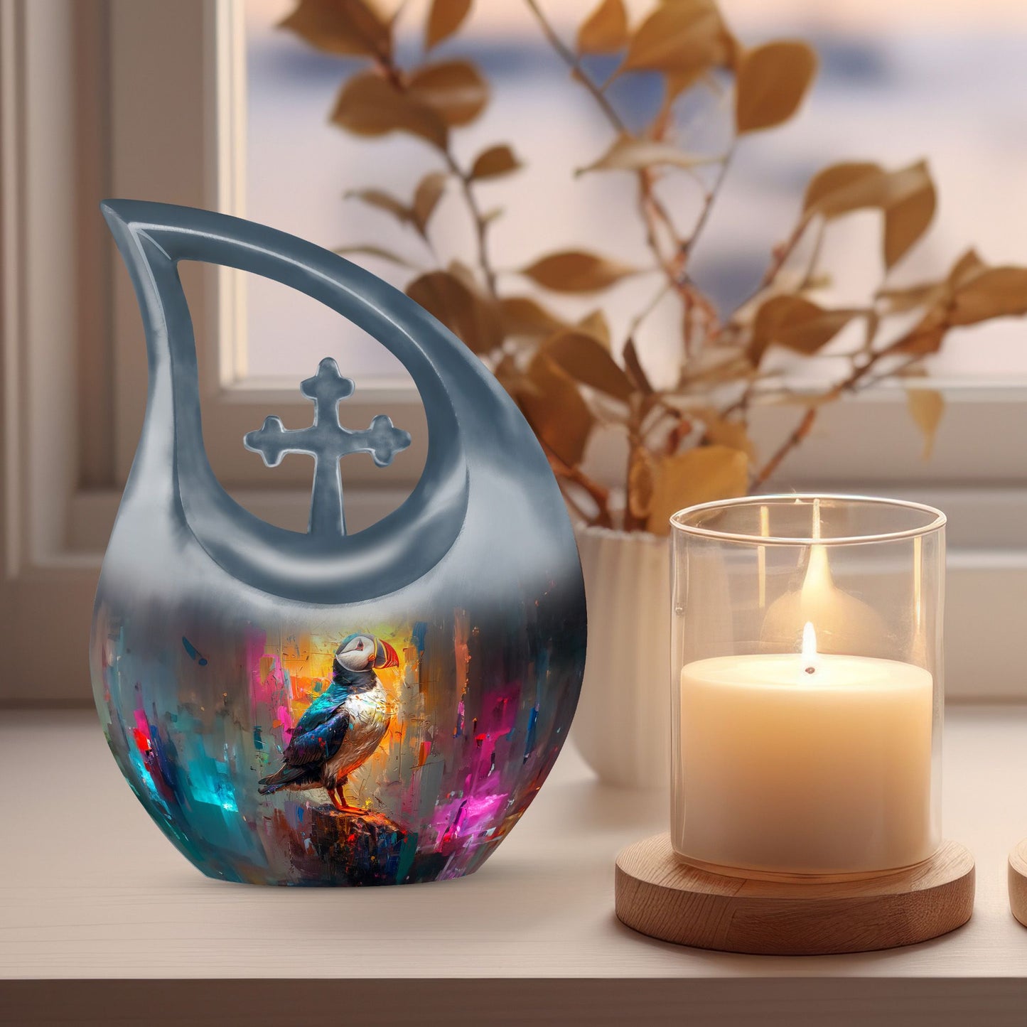 Puffin Bird urn