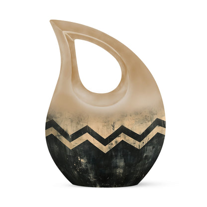 Personalized Artistic Cremation Urn for Human Ashes - 10-inch, 200 cu in - Yatskia