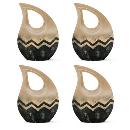 Personalized Artistic Cremation Urn for Human Ashes - 10-inch, 200 cu in - Yatskia