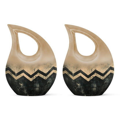 Personalized Artistic Cremation Urn for Human Ashes - 10-inch, 200 cu in - Yatskia