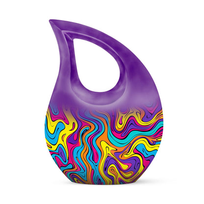 Cross Drop Pattern Urn