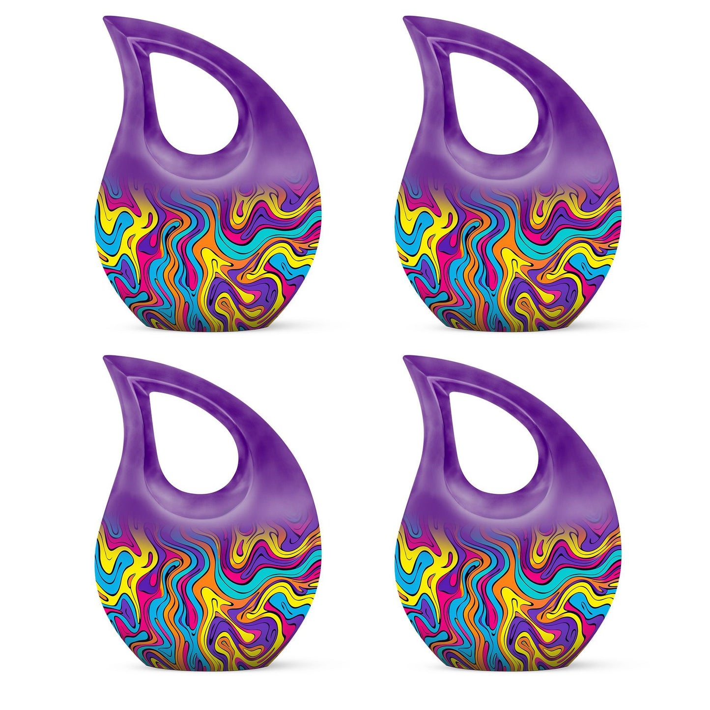 Cross Drop Pattern Urn