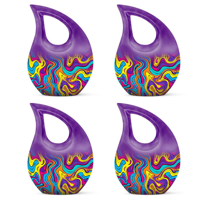 Cross Drop Pattern Urn