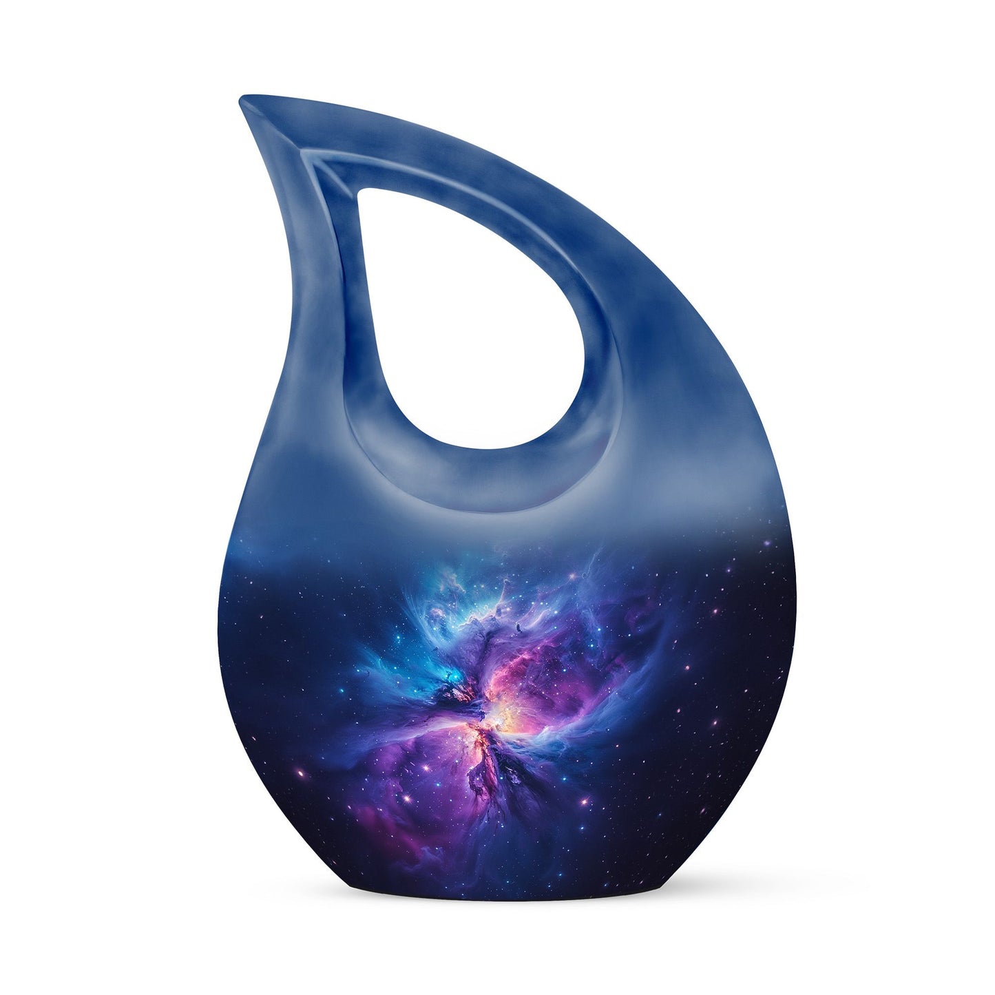 Personalized Galaxy Cremation Urn for Human Ashes - 10-inch, 200 cu in - Yatskia