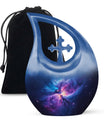 Cosmos Galaxy Urn For Male & Female - Galaxy Cremation Memorial Urn