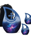 Cosmos Galaxy Urn For Male & Female - Galaxy Cremation Memorial Urn