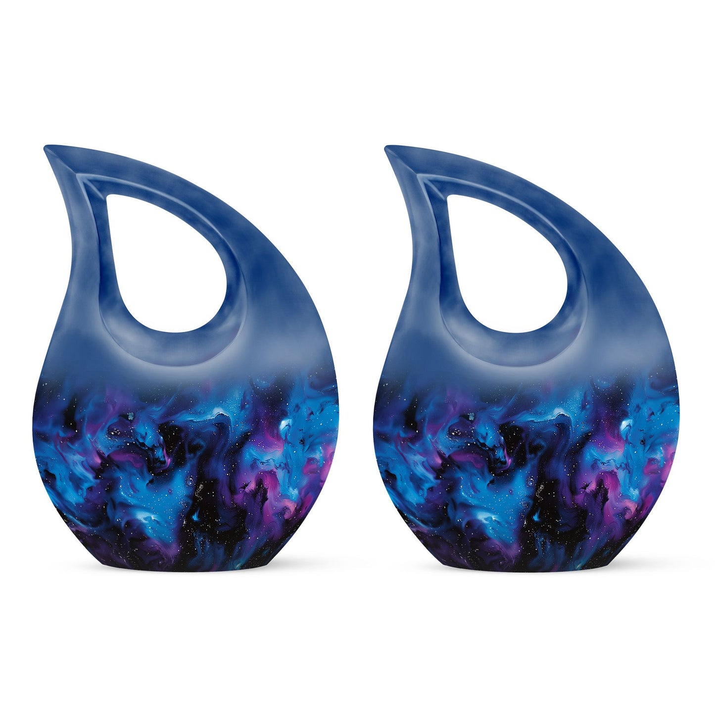 Personalized Galaxy Cremation Urn for Mom - 10-inch, 200 cu in - Yatskia