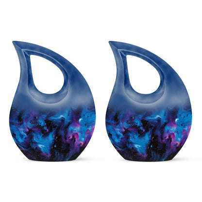 Personalized Galaxy Cremation Urn for Mom - 10-inch, 200 cu in - Yatskia