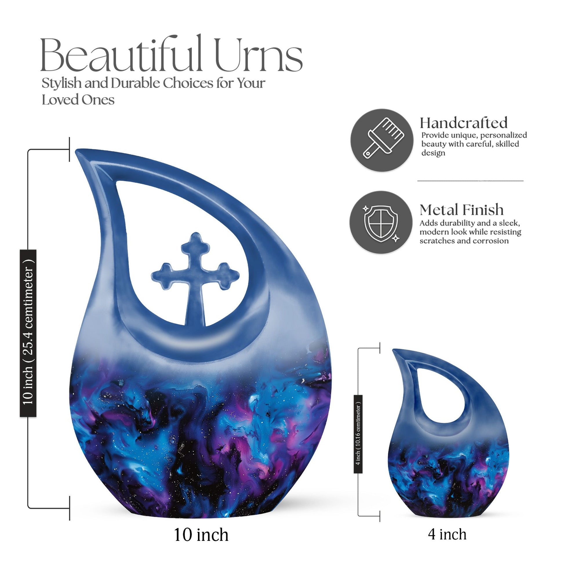 Galaxy-themed Urn for ashes