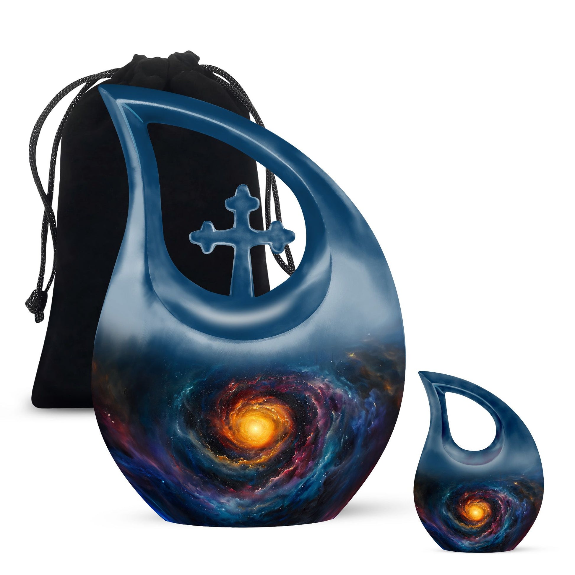 Cosmos Memorial Ashes Urn For Mom And Dad - Vast Space Urn For Funeral