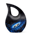 Galaxy Abstract Urn For Funeral - Abstract Space Urn For Adult Human Ashes