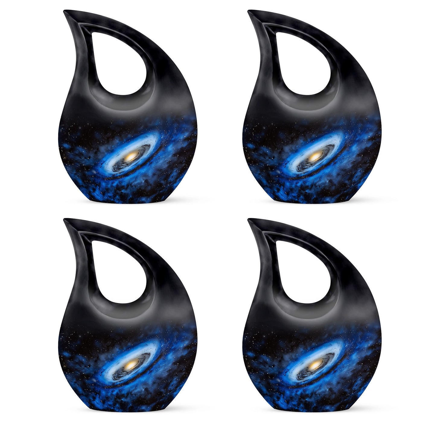 Personalized Galaxy Cremation Urn for Men & Women - 10-inch, 200 cu in - Yatskia