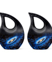 Galaxy Abstract Urn For Funeral - Abstract Space Urn For Adult Human Ashes