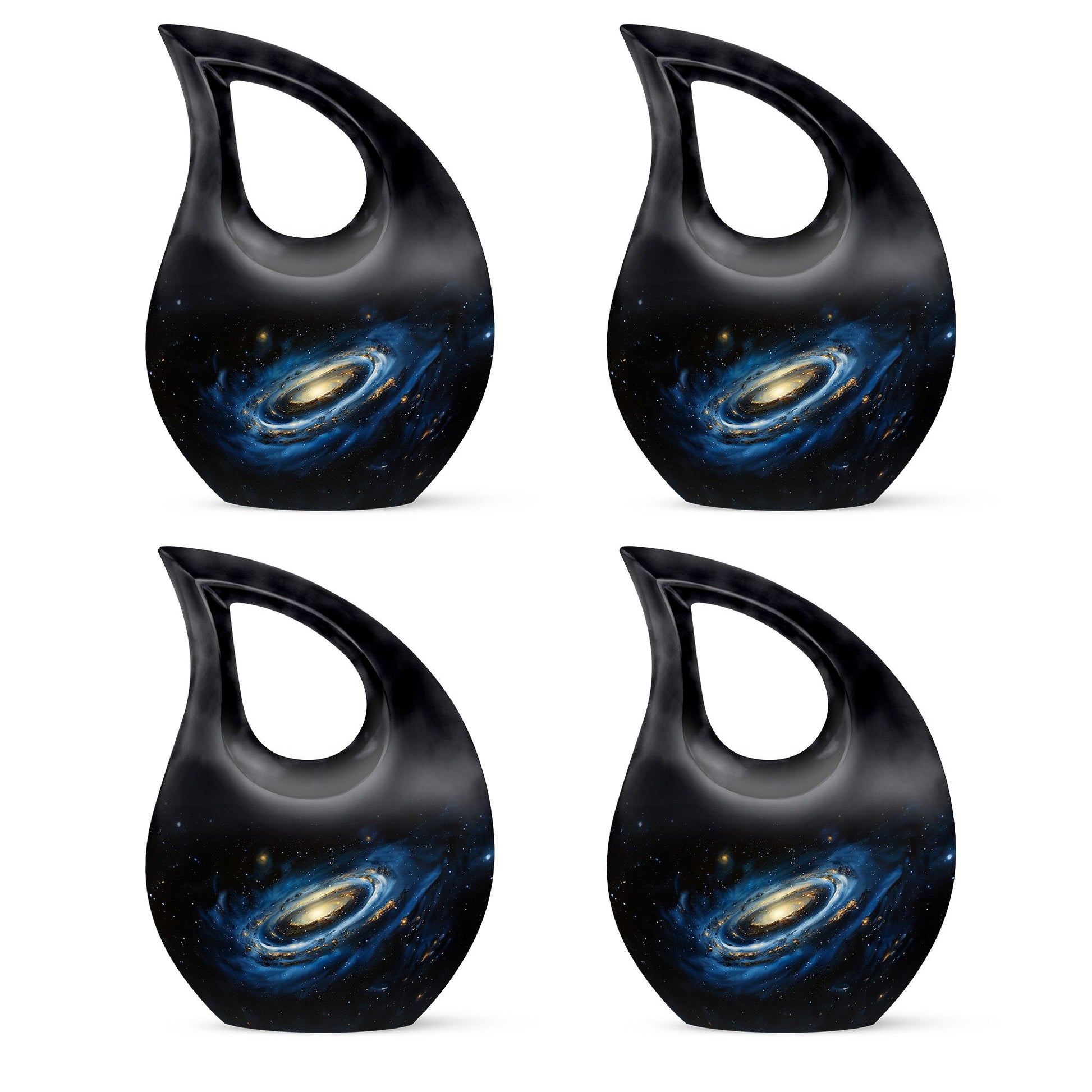 Milky Way Galaxy Funeral Urns For Ashes - Outer Space Memorial Urn