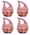 Ocean Fishing Cremation Urns For Ashes - Pink Memorial Urn For Father
