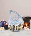 10 Inch Fishing Cremation Urn