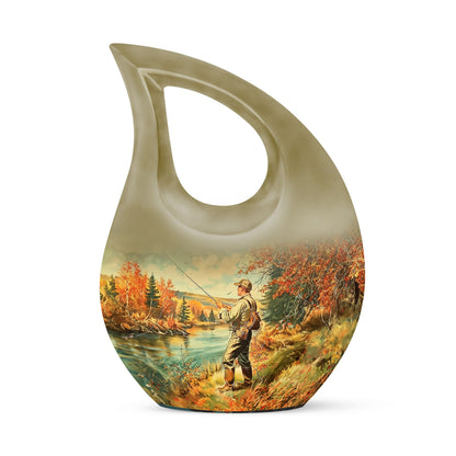 Personalized Fish Cremation Urn for Pet Ashes - 10-inch, 200 cu in - Yatskia
