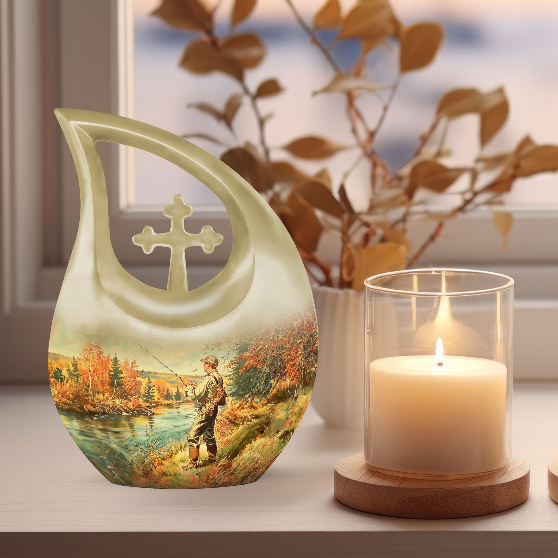 Fishing Urn for Human Ashes