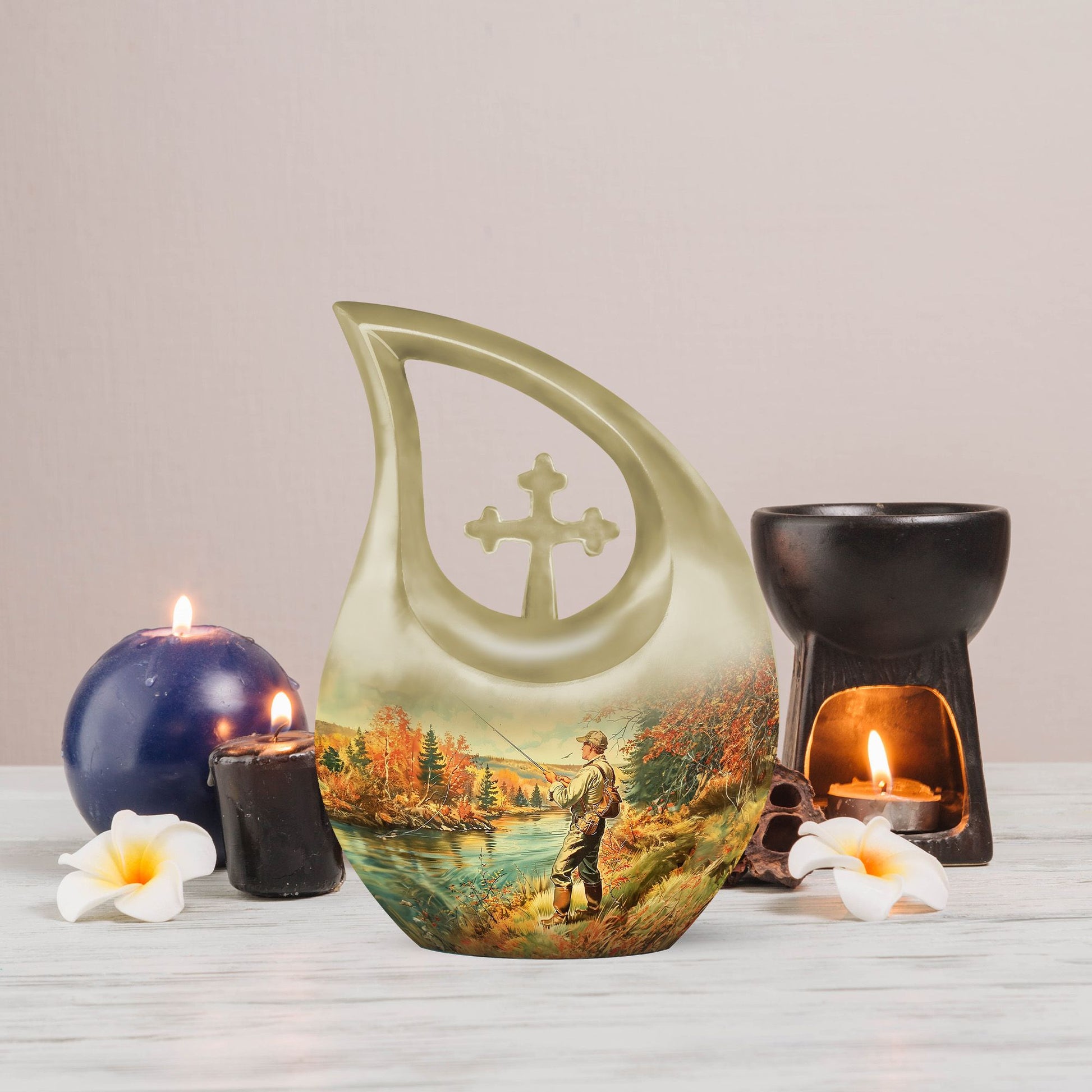 Fishing Urn for Human Ashes