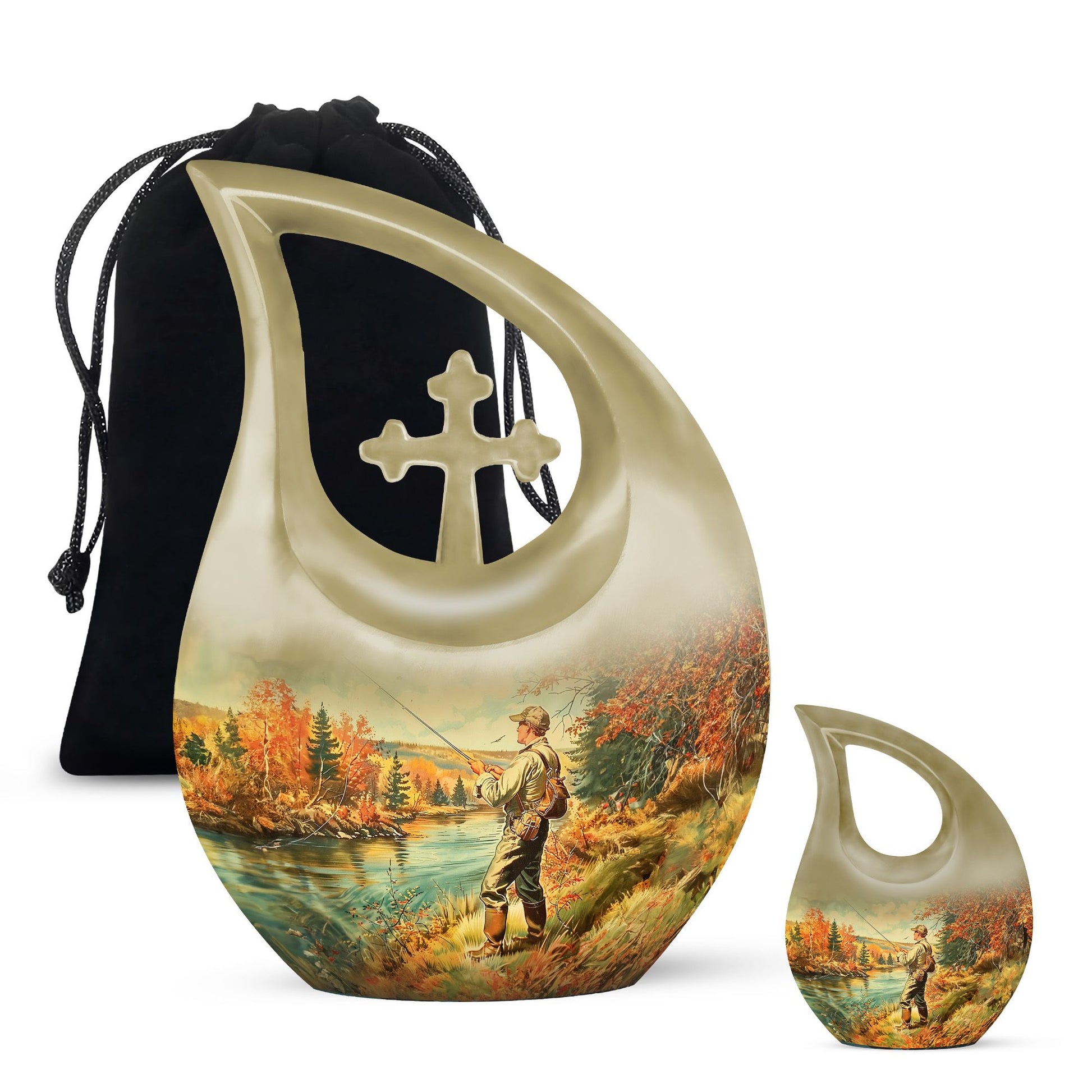 Fishing Urn for Human Ashes