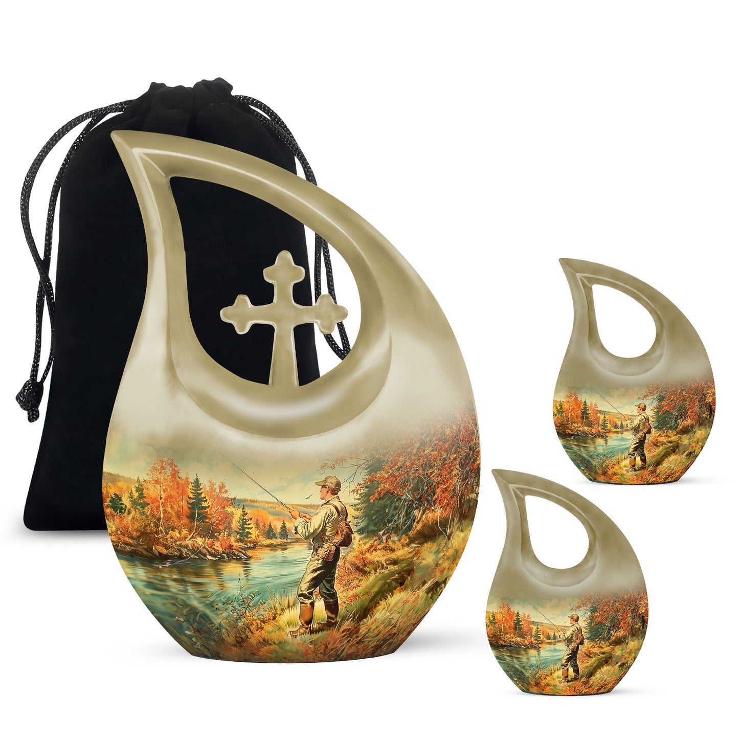 Fishing Urn for Human Ashes