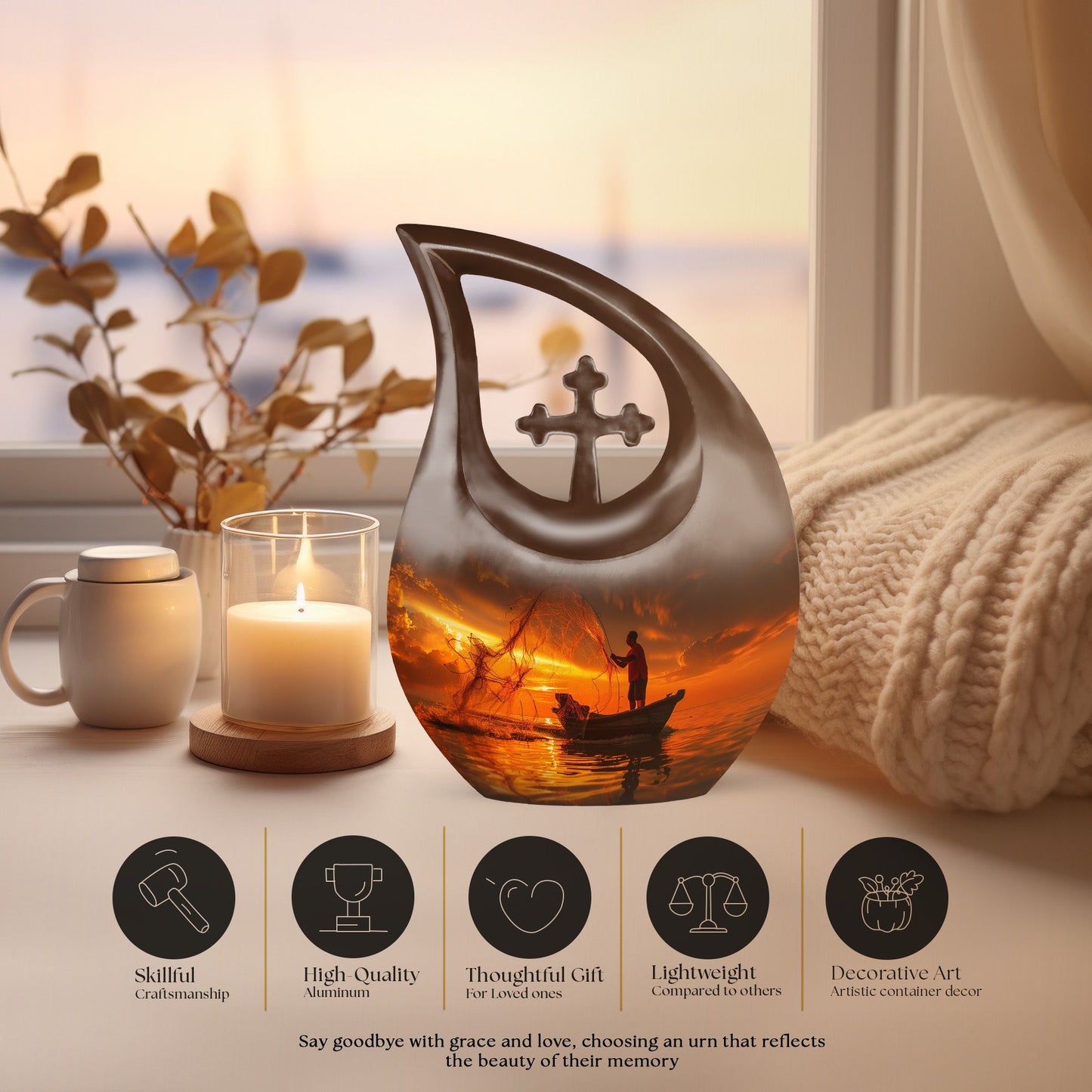 Aluminium Fishing Urn